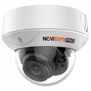 NOVIcam PRO FC58VX (ver.1148) Вандалозащищённая купольная уличная всепогодная видеокамера 4 в 1, 5Мп с ИК подсветкой и мегапиксельным моторизированным вариофокальным объективом