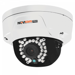 NOVIcam PRO NC22VPR (ver.4397) Вандалозащищённая уличная всепогодная купольная IP видеокамера 1080p с ИК подсветкой и мегапиксельным объективом