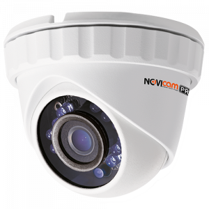NOVIcam PRO FC22W (ver.1061) Вандалозащищённая купольная Уличная всепогодная видеокамера 4 в 1, 1080p с ИК подсветкой и мегапиксельным объективом