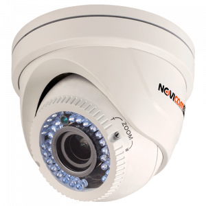 NOVIcam PRO FC18W (ver.1058) Вандалозащищённая купольная Уличная всепогодная видеокамера 4 в 1, 720p с ИК подсветкой и мегапиксельным вариофокальным объективом