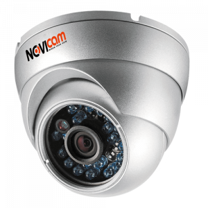 NOVIcam N22W (ver.1229) Вандалозащищённая уличная всепогодная купольная IP видеокамера 3Мп с ИК подсветкой и мегапиксельным объективом