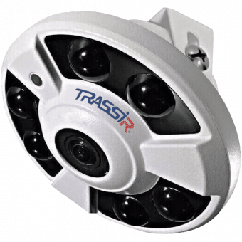 TRASSIR TR-D9141IR2 (1.4 мм) 4 Мп FishEye-камера с ИК-подсветкой 20 м