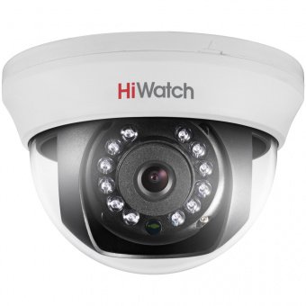 HiWatch DS-T201 2Мп HD-TVI купольная камера для помещений с ИК-подсветкой