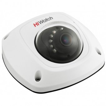 HiWatch DS-T251 2Мп HD-TVI мини-купольная камера с ИК-подсветкой для офисов и ритейла