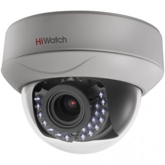 HiWatch DS-T207 Внутренний бюджетный 2Мп HD-TVI купол с вариообъективом