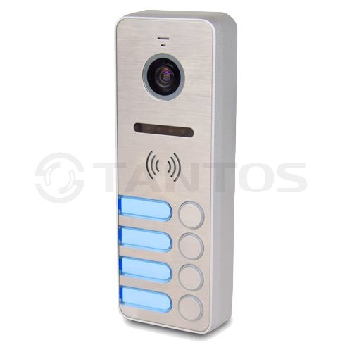 iPanel 2 Металл 4 абонента блок  вызова