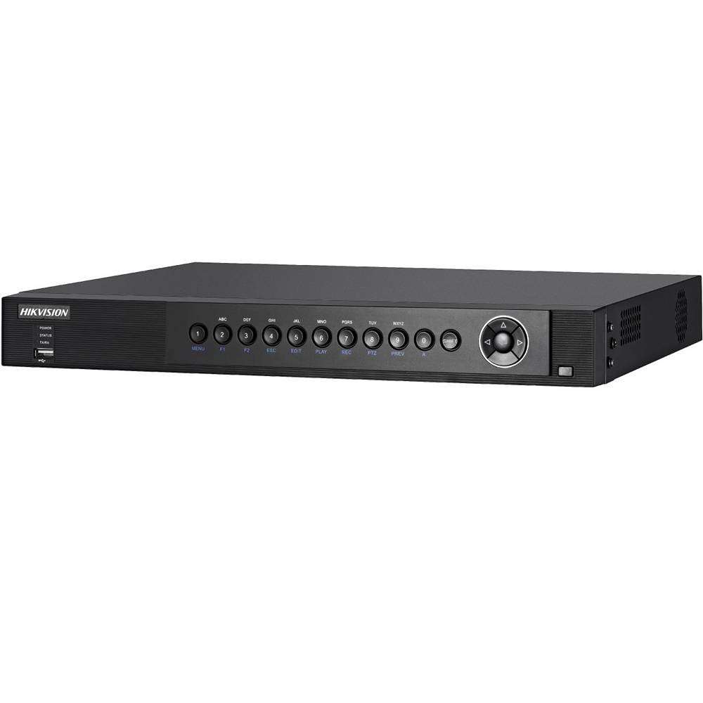 DS-7204HQHI-F1/N (B) 4-канальный гибридный видеорегистратор с поддержкой HD TVI/AHD/CVBS/IP камер
