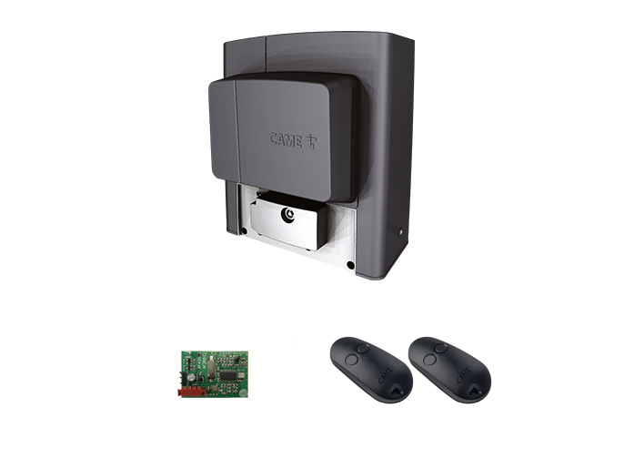 BX608AGS COMBO KIT Комплект автоматики для откатных ворот на основе привода BX608 (встроенный блок управления ZBX6N, радиоуправление с фиксированным кодом)